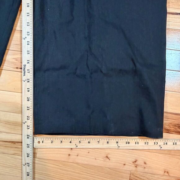 NWT VINCE Crop Wide Leg Linen Blend Black - Size 20 MSRP $325 - Picture 10 of 10
